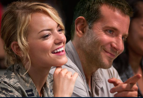 Emma Stone and Bradley Cooper in "Aloha" (Twitter/ @AlohaTheMovie) Emma Stone and Bradley Cooper in "Aloha" (Twitter/ @AlohaTheMovie)