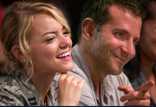 Emma Stone and Bradley Cooper in "Aloha" (Twitter/ @AlohaTheMovie)