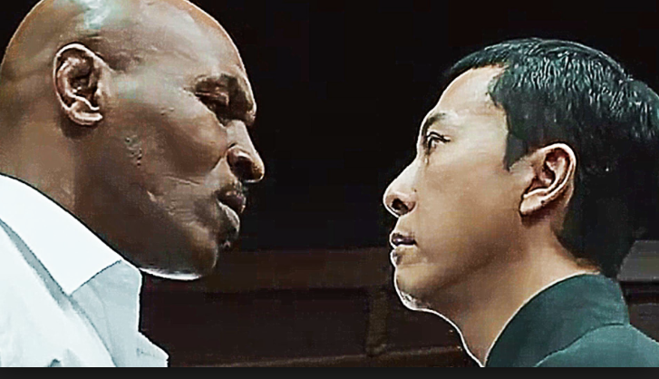 Mike Tyson and Donnie Yen in "ip Man 3" (Dreams Salon)