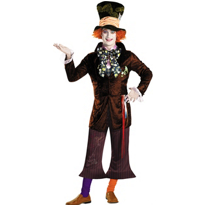 Adult Mad Hatter costume can be found at PartyCity