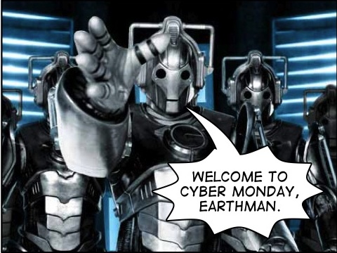 All shopping and no play make cybermen crazy! (Flickr/Kevin Marks)