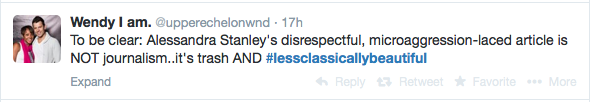 Twitter tore apart Stanley's journalistic authority. (Twitter/@upperechelonwnd)