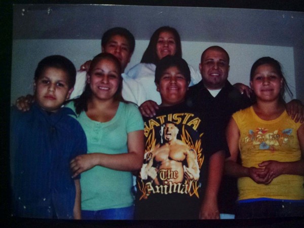 Andrew Garcia and his siblings. Left to right are brother Nicholas Garcia, sister Lillian Garcia, Andrew Garcia, brother Chris Garcia, sister Vivian Garcia, brother Gabriel Garcia, sister Rosemary Garcia. Courtesy of Rosalie Garcia.