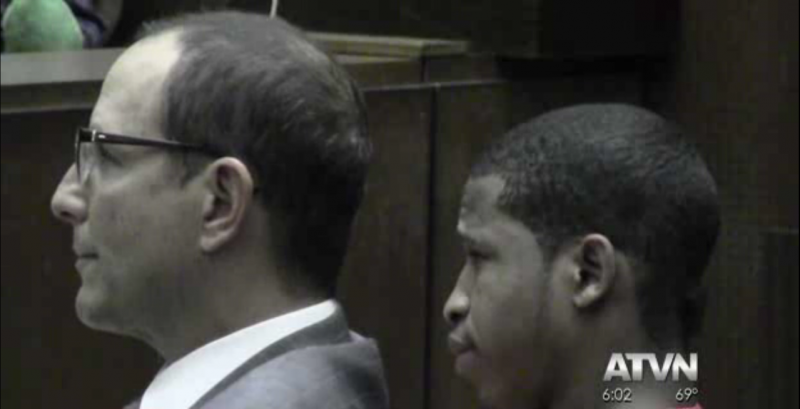 Javier Bolden sits emotionless as the sentence is said, Monday morning. (Ani Ucar/ ATVN) Javier Bolden sits emotionless as the sentence is said, Monday morning. (Ani Ucar/ ATVN)