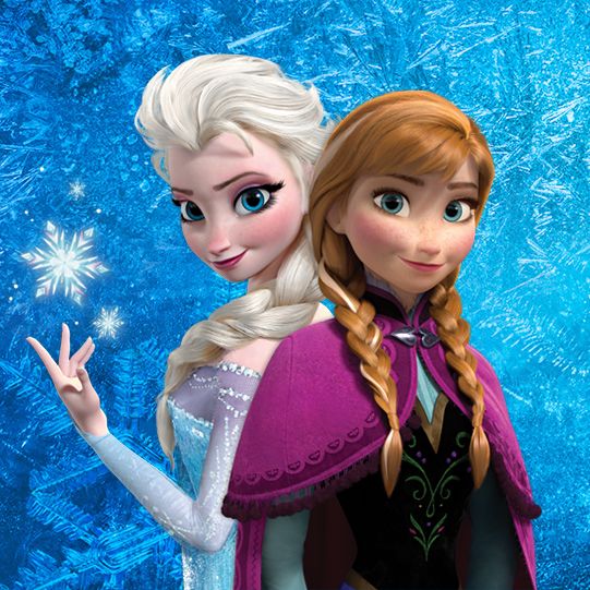 Sisters Elsa and Anna of Disney's "Frozen" (Pinterest).