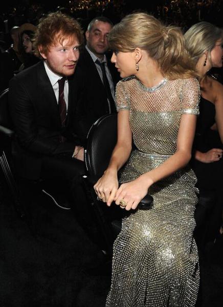 Taylor and Ed, when the camera did see them (Twitter)