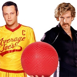 Vaughn and Stiller as their characters in "DodgeBall" (Pinterest)