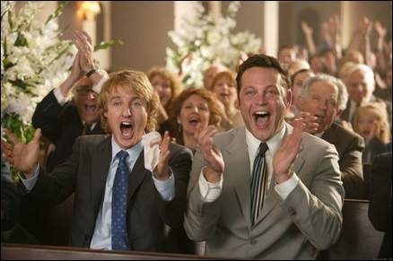 Vaughn and Wilson in "The Wedding Crashers" (Pinterest)