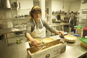 Beth Kellerhals, The Pie Hole's chef (Zhiqi Scarlett Chen/Neon Tommy). Beth Kellerhals, The Pie Hole's chef (Zhiqi Scarlett Chen/Neon Tommy).