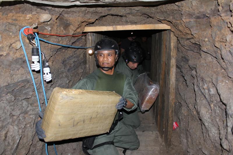 Drug tunnels, like this one discovered in Otay Mesa, are frequently used to transfer drugs between the United States and Mexico (Flickr)
