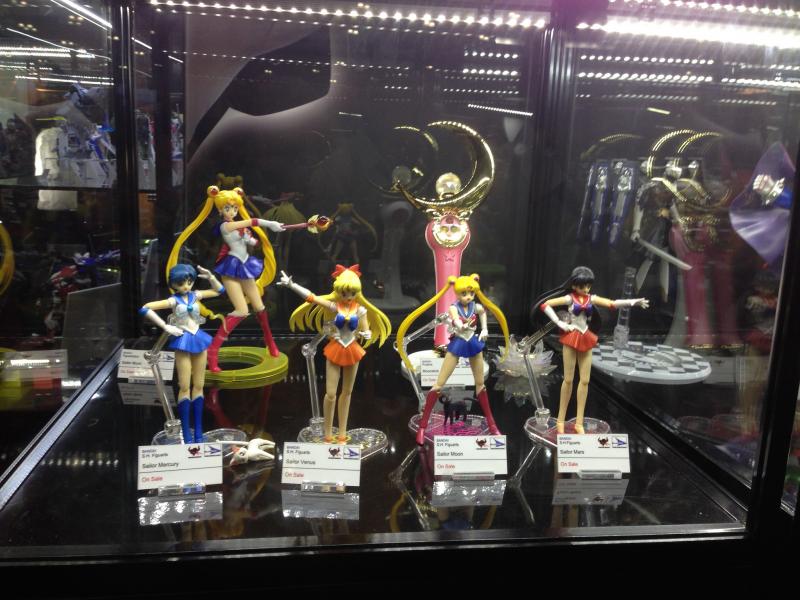 Various anime related items, such as these figurines from the anime Sailor Moon, were on sale at Anime Expo. (Arash Zandi/Neon Tommy) Various anime related items, such as these figurines from the anime Sailor Moon, were on sale at Anime Expo. (Arash Zandi/Neon Tommy)