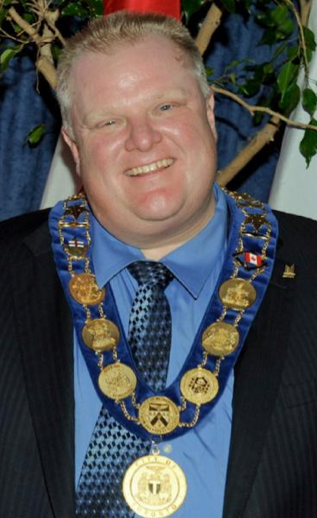 Toronto Mayor Rob Ford (Wikimedia Commons)