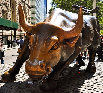 The Wall Street Bull (Creative Commons)