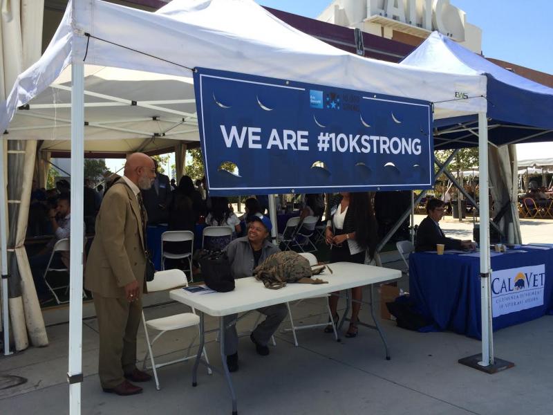 A tent at the 10K Strong Summit. Mahima Verma / Neon Tommy.