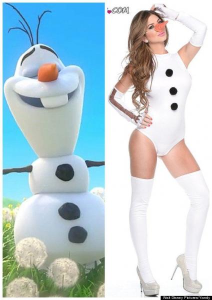 "Sexy Olaf." Pinterest, Allison Bridgers.