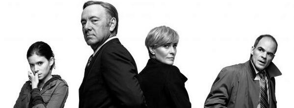 The award-winning House of Cards cast. Twitter/@movievine.