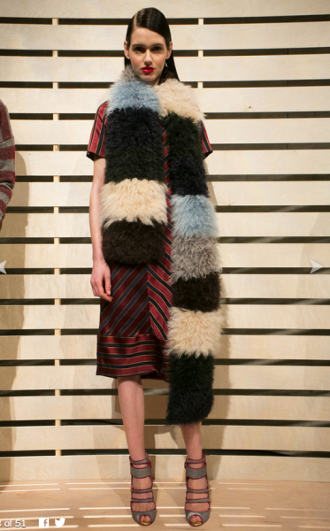 A favorite look from today's J. Crew presentation (Twitter @reneejacques). A favorite look from today's J. Crew presentation (Twitter @reneejacques).