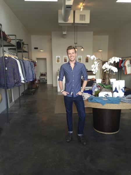 Drew Sutton stands in his shop. (Gigi Gastevich/Neon Tommy)