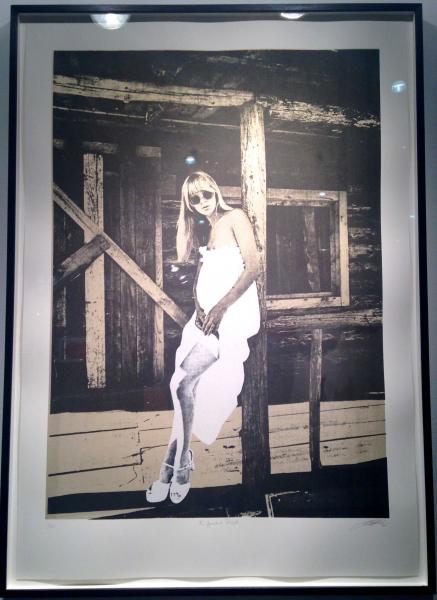 Sarah Hardacre, "The Homestead Principle." Paul Stolper at the LA Art Show. Gigi Gastevich/Neon Tommy. Sarah Hardacre, "The Homestead Principle." Paul Stolper at the LA Art Show. Gigi Gastevich/Neon Tommy.