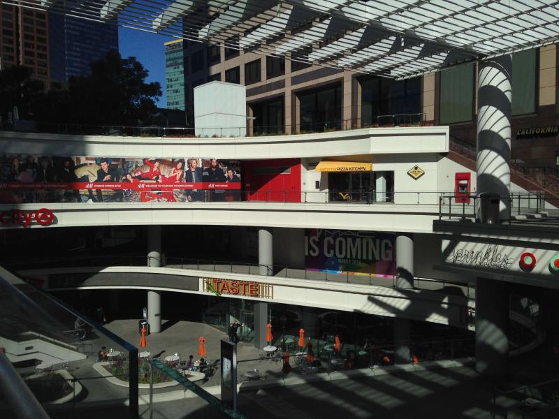 The construction at FIGat7th (Gigi Gastevich/Neon Tommy)