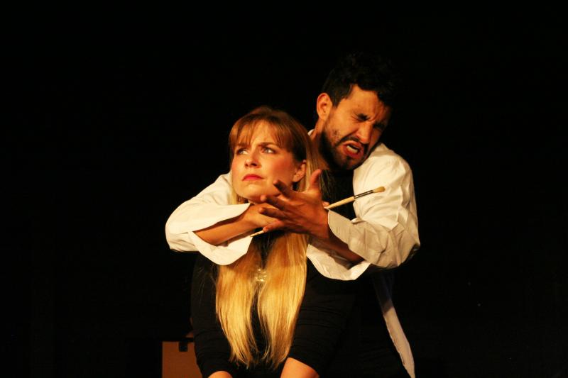 Jean Altadel and Eduardo Enrikez star as Jeune and Jitter in "A Little Complex." Photo by James Esposito.