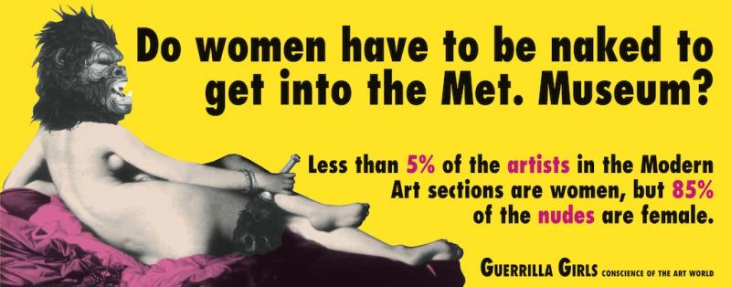 Copyright © Guerrilla Girls, courtesy www.guerrillagirls.com.