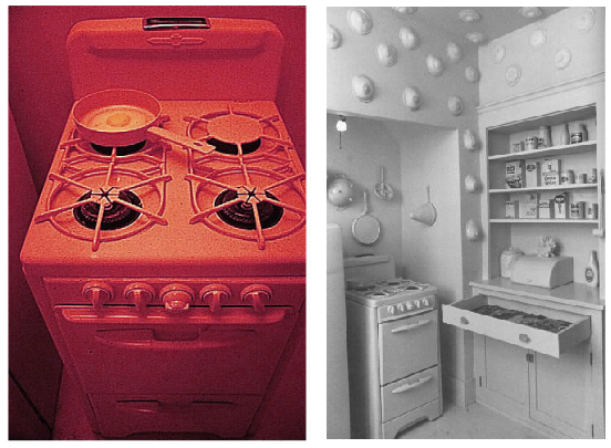 The "Womanhouse" kitchen. Tumblr, frauenhaus.
