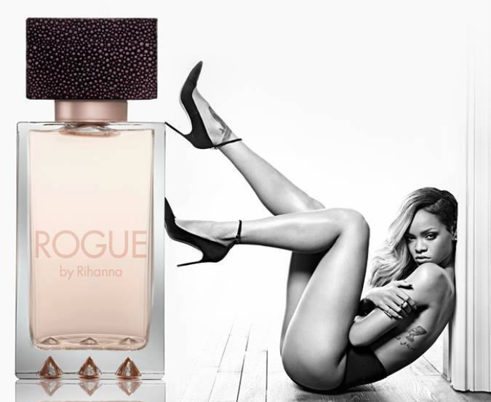Rihanna's controversial perfume ad (@Mayedjmm31/Twitter)