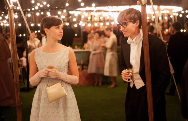 Felicity Jones and Eddie Redmayne in "The Theory of Everything" (Focus Features)