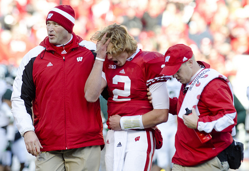 Wisconsin Quarterback Joel Stave will need to bounce back. (Gary Satterfield/Creative Commons) 