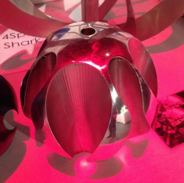 4Sphere turbine at GloSho 2014 (Michael Nystrom / Neon Tommy)