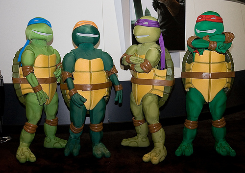 The only real requirement for an effective Ninja Turtle costume is the colored head band. (pinguino/Flickr)