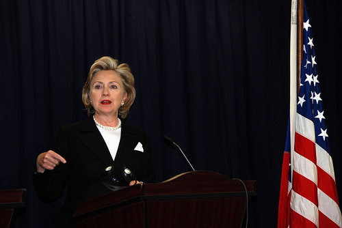 Former Secretary of State Hillary Clinton says she wants the public to see her emails (Bureau of IIP/Creative Commons).
