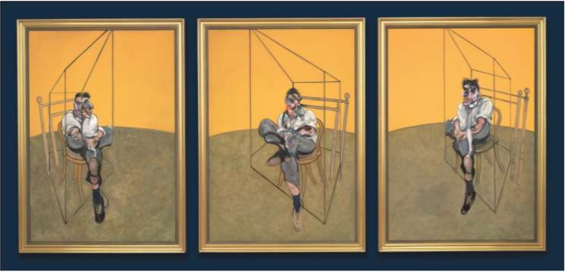 Three Studies of Lucian Freud (Christie's)