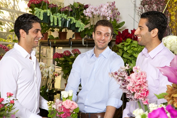 BloomNation founders Farbod Shoraka, Gregg Weisstein, and David Daneshgar set out to change how people buy and send flowers online (BloomNation).
