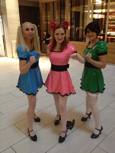 Superheroes, step aside. The Powerpuff Girls are coming through. (marvelgirl2010/Flickr)