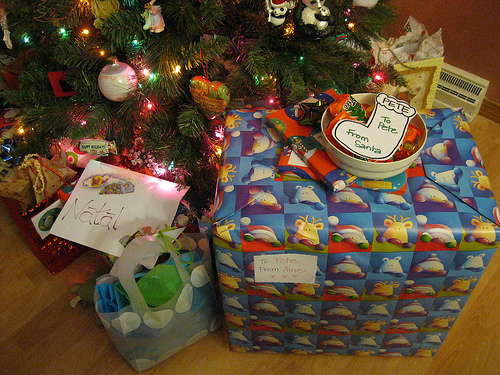Think there might be another box inside that present? (Aine D./Flickr)
