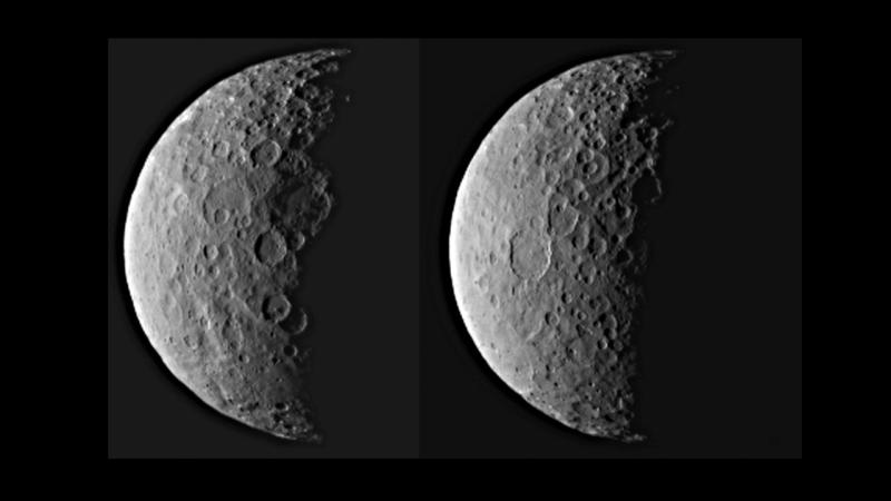 Dwarf planet Ceres, as seen from the spacecraft Dawn. (NASA) 