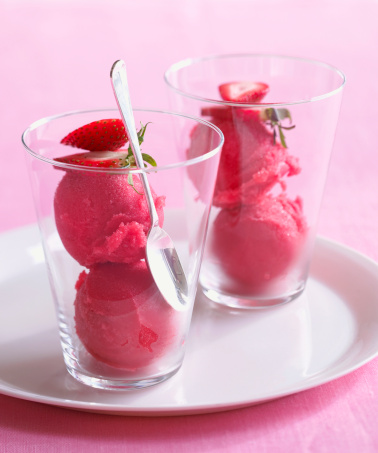 Strawberry sorbet (Annabelle Breakey/ GettyImages) Strawberry sorbet (Annabelle Breakey/ GettyImages)