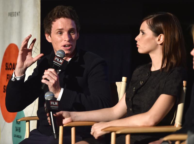 Theory of Everything stars Eddie Redmayne and Felicity Jones (WireImage) Theory of Everything stars Eddie Redmayne and Felicity Jones (WireImage)