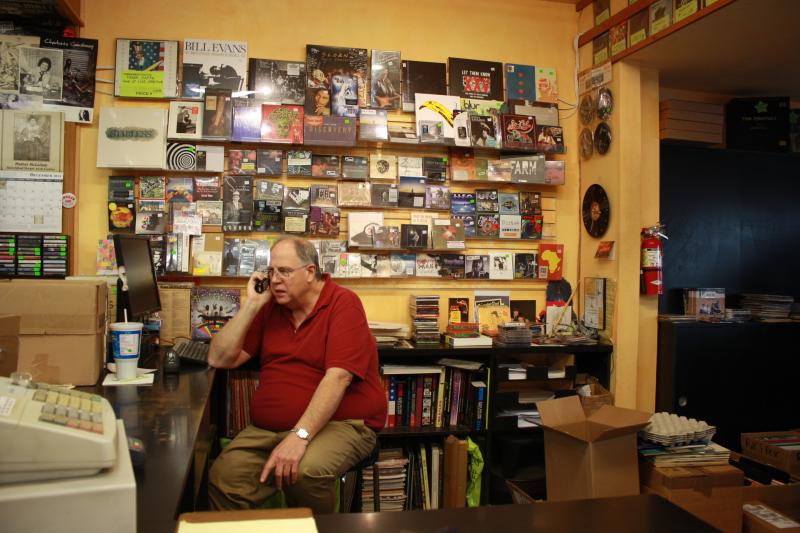 Bob Say, the owner of Freakbeat Records (Sarah Collins/Neon Tommy)