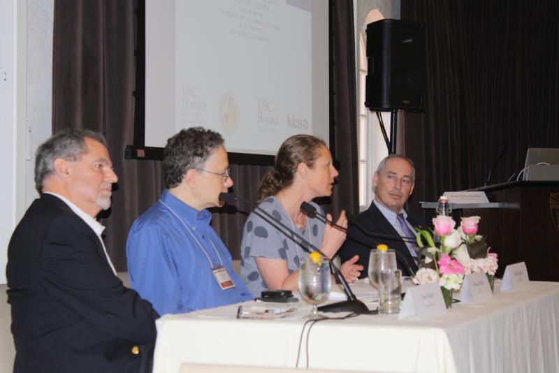 Panels discussed the future of California's education system at USC on Sunday (Sarah Collins/Neon Tommy)