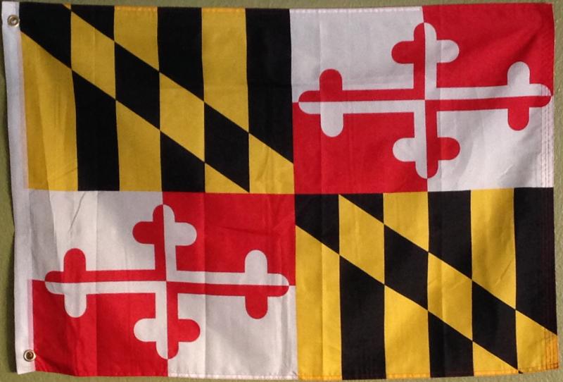The Flag of Maryland (Photo by Kaitlyn Mullin)