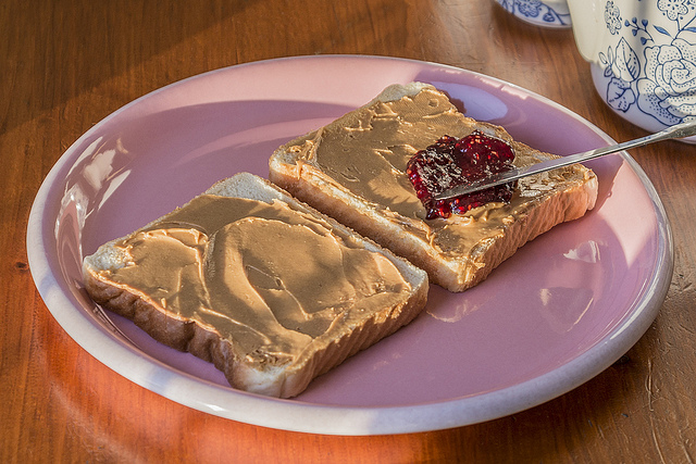 The world's largest peanut butter and jelly sandwich weighed in at 1,342 pounds (Matias Garabedian / Flickr Creative Commons).