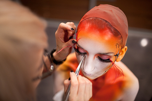 Some makeup may contain toxic chemicals that can be easily absorbed into the skin (Vancouver Film School / Flickr Creative Commons). Some makeup may contain toxic chemicals that can be easily absorbed into the skin (Vancouver Film School / Flickr Creative Commons).