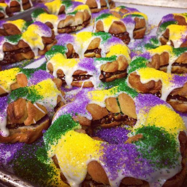 There is no such thing as too much King Cake (@BourbonHouse / Twitter). There is no such thing as too much King Cake (@BourbonHouse / Twitter).