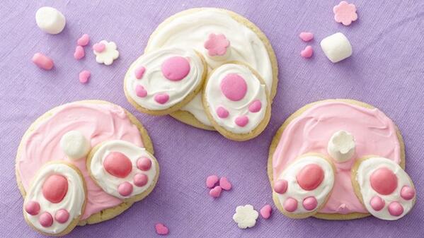 This Bunny Butt Cookies recipe will yield about 22 cookies (@Pillsbury/Twitter).