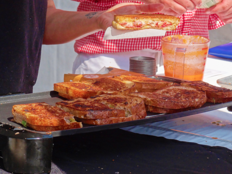  57.3 percent of sandwich eaters don't eat the crust (Janelle Cabuco/Neon Tommy).