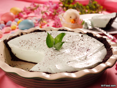 This Grasshopper Pie recipe serves about eight people (via Mr. Food). This Grasshopper Pie recipe serves about eight people (via Mr. Food).