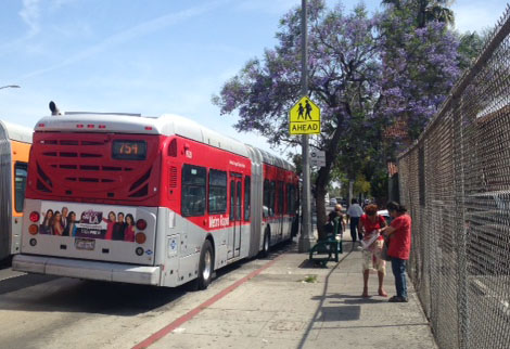 Angelenos board public buses about 30 million times per month. (Neon Tommy/Creative Commons)